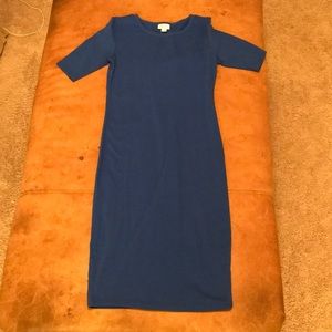 Royal blue lularoe dress